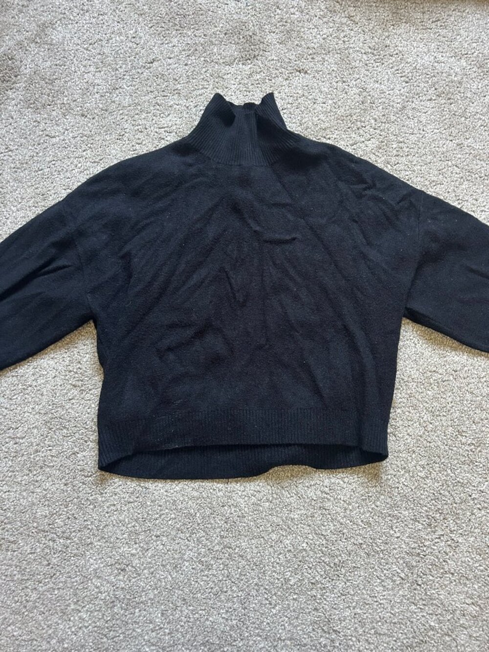 A&F Black Turtleneck Sweater